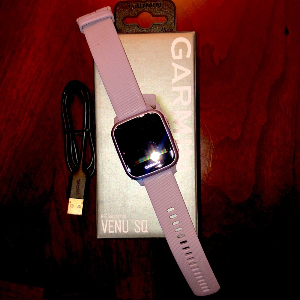 Garmin VENU SQ GPS Smartwatch Orchid Purple
